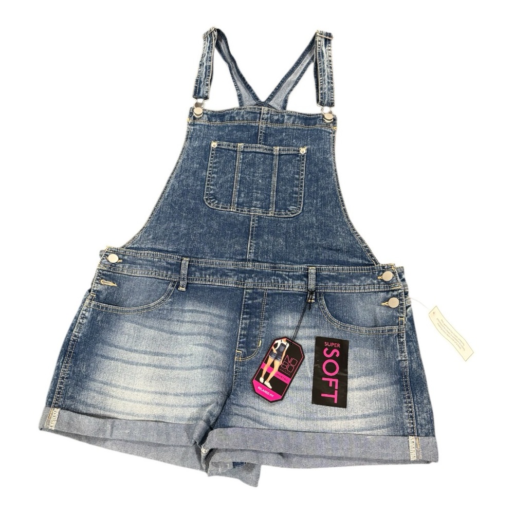 NoBo Soft Denim Overalls Shortalls XL
